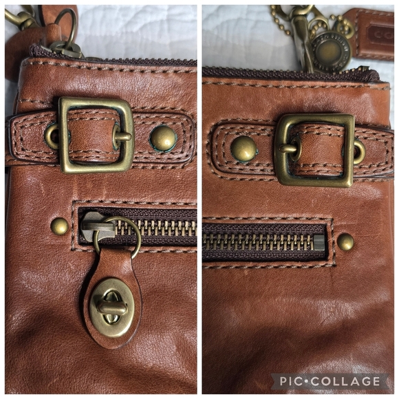 Coach Bridget 65th Anniversary Legacy Turnlock Kisslock Brown Shoulder Bag 11623 - Picture 17 of 17